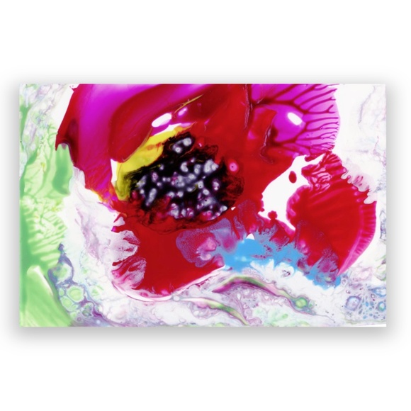 Original ACEO - Miniature Floral Painting - Blooming Magic 164 - Picture 1 of 5